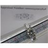 Image 3 : #356-2.00 CT TW GRA CERTIFIED ROUND BRILLIANT CUT MOISSANITE STONES VVS D COLOR SET WITH 1.00 CT MOI