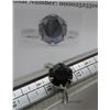 Image 3 : #358-3.00 CT GRA CERTIFIED ROUND BRILLIANT CUT MOISSANITE STONE VVS BLACK COLOR WITH 12 ROUND BRILLI