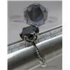 Image 5 : #358-3.00 CT GRA CERTIFIED ROUND BRILLIANT CUT MOISSANITE STONE VVS BLACK COLOR WITH 12 ROUND BRILLI