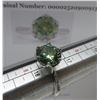 Image 3 : #359-3.00 CT GRA CERTIFIED ROUND BRILLIANT CUT MOISSANITE STONE VVS VIVID BLUISH GREEN COLOR WITH 12