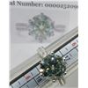 Image 3 : #360-3.00 CT GRA CERTIFIED ROUND BRILLIANT CUT MOISSANITE STONE VVS GREENISH BLUE COLOR WITH 12 ROUN