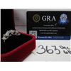 Image 8 : #363-3.60 CT TW GRA CERTIFIED ROUND BRILLIANT CUT MOISSANITE STONES VVS D COLOR WITH THE 5 MOISSANIT