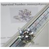Image 3 : #366-5.00 CT GRA CERTIFIED ROUND BRILLIANT CUT MOISSANITE STONE VVS D COLOR SET IN CENTER WITH 12 RO