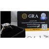 Image 9 : #366-5.00 CT GRA CERTIFIED ROUND BRILLIANT CUT MOISSANITE STONE VVS D COLOR SET IN CENTER WITH 12 RO