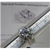 Image 4 : #368-5.00 CT GRA CERTIFIED ROUND BRILLIANT CUT MOISSANITE STONE VVS D COLOR SET WITH 140 ROUND BRILL