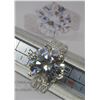 Image 5 : #368-5.00 CT GRA CERTIFIED ROUND BRILLIANT CUT MOISSANITE STONE VVS D COLOR SET WITH 140 ROUND BRILL