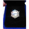 Image 2 : #369-10.00 CT GRA CERTIFIED ROUND BRILLIANT CUT MOISSANITE STONE VVS D COLOR SET IN 6 CLAW HEAD SET 