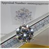Image 4 : #369-10.00 CT GRA CERTIFIED ROUND BRILLIANT CUT MOISSANITE STONE VVS D COLOR SET IN 6 CLAW HEAD SET 