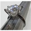 Image 5 : #369-10.00 CT GRA CERTIFIED ROUND BRILLIANT CUT MOISSANITE STONE VVS D COLOR SET IN 6 CLAW HEAD SET 