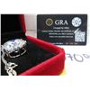 Image 10 : #370-20.00 CT GRA CERTIFIED ROUND BRILLIANT CUT MOISSANITE STONE VVS D COLOR SET IN 6 CLAW HEAD SET 