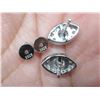 Image 5 : #374-1.00 CT TW GRA CERTIFIED ROUND BRILLIANT CUT MOISSANITE STONES VVS D COLOR WITH 36 ROUND BRILLI