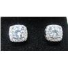 Image 4 : #375-1.00 CT GRA CERTIFIED ROUND BRILLIANT CUT MOISSANITE STONES VVS LIGHT BLUE COLOR WITH 32 ROUND 