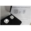 Image 2 : #378-2.00 CT TW GRA CERTIFIED ROUND BRILLIANT CUT MOISSANITE STONES VVS VERY LIGHT BLUE COLOR WITH 4