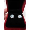 Image 3 : #380-2.00 CT TW GRA CERTIFIED ROUND BRILLIANT CUT MOISSANITE STONES VVS BLUE COLOR WITH 44 ROUND BRI