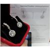 Image 2 : #381-2.00 CT TW GRA CERTIFIED ROUND BRILLIANT CUT MOISSANITE STONES VVS D COLOR WITH 50 ROUND BRILLI
