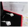 Image 2 : #382-4.00 CT TW GRA CERTIFIED ROUND BRILLIANT CUT MOISSANITE STONES VVS D COLOR WITH 34 ROUND BRILLI