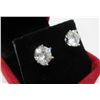 Image 9 : #383-4.00 CT TW GRA CERTIFIED ROUND BRILLIANT CUT MOISSANITE STONES VVS D COLOR SET IN 6 CLAW BASKET