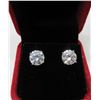 Image 3 : #384-6.00 CT TW GRA CERTIFIED ROUND BRILLIANT CUT MOISSANITE STONES VVS D COLOR SET IN 4 CLAW BASKET