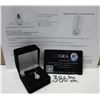 Image 1 : #386-1.00 CT GRA CERTIFIED ROUND BRILLIANT CUT MOISSANITE STONE VVS D COLOR WITH THE 22 ROUND BRILLI