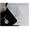 Image 2 : #386-1.00 CT GRA CERTIFIED ROUND BRILLIANT CUT MOISSANITE STONE VVS D COLOR WITH THE 22 ROUND BRILLI