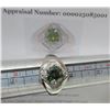 Image 3 : #397-2.00 CT GRA CERTIFIED ROUND BRILLIANT CUT MOISSANITE STONE VVS VIVID BLUISH GREEN COLOR WITH 22