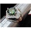 Image 6 : #397-2.00 CT GRA CERTIFIED ROUND BRILLIANT CUT MOISSANITE STONE VVS VIVID BLUISH GREEN COLOR WITH 22