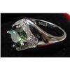Image 8 : #397-2.00 CT GRA CERTIFIED ROUND BRILLIANT CUT MOISSANITE STONE VVS VIVID BLUISH GREEN COLOR WITH 22