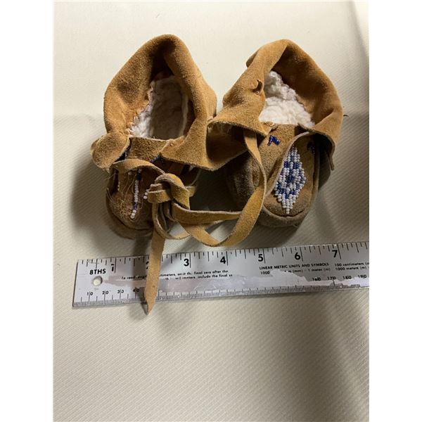 Childs beaded moccasin's