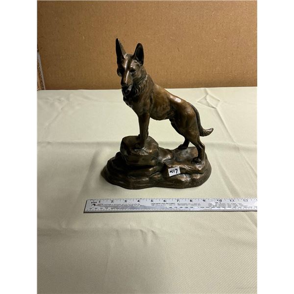 Metal german shepherd