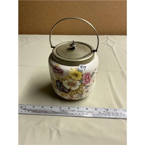 Biscuit barrel(Floral)