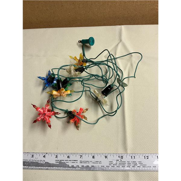 Vintage snowflake lights
