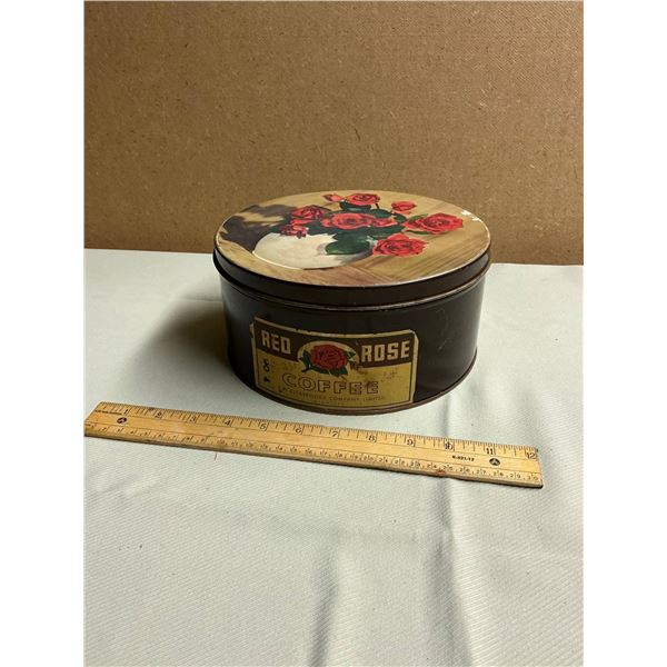 Red rose tin