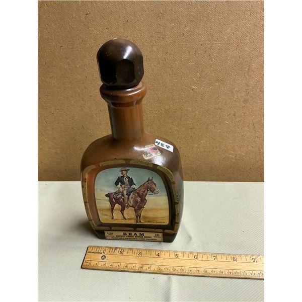 Beam decanter- cowboy and horse