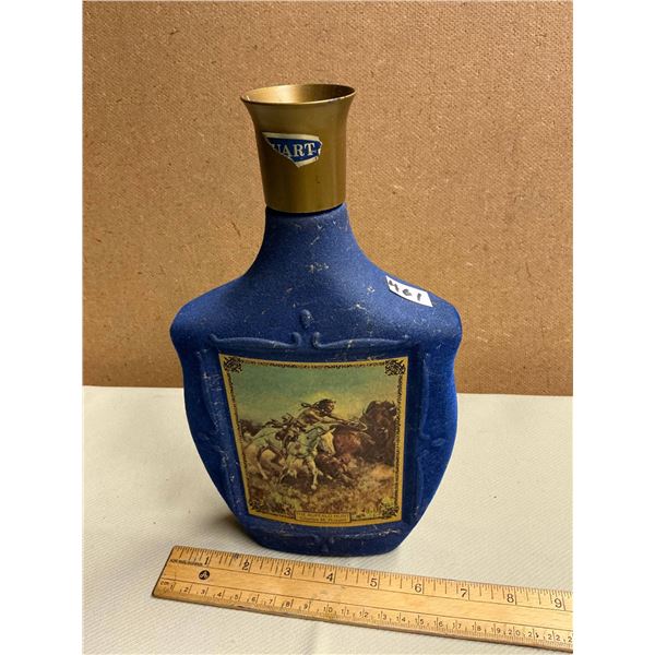 Beam decanter- Charlie russel buffalo hunt