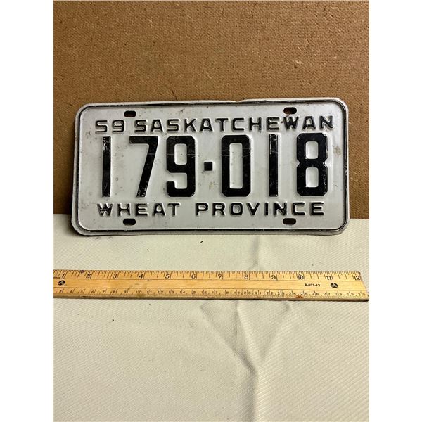 1959 license plate