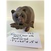Image 2 : Ironwood Grizzly Bear with Salmon, hand-carved