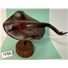 Image 1 : Ironwood Stingray carving on stand. 12” L, 7.5” W, 7” H