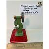 Image 1 : Mamod model steam power press. Vintage. 3.5” L x 2.75” W x 4” H