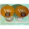 Image 2 : 2 WW WoodWick candles. 1 is new, unused. Long burn. Crackles.