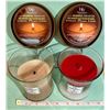 Image 3 : 2 WW WoodWick candles. 1 is new, unused. Long burn. Crackles.