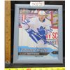 Image 1 : Auston Matthews Rookie- Matthews Rookie Card Enlargement - Framed