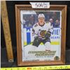 Image 1 : Connor Bedard Rookie - Bedard Rookie Card Enlargement- Framed