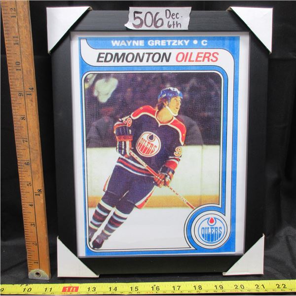 Wayne Gretzky Rookie- Gretzky Rookie Card Enlargement