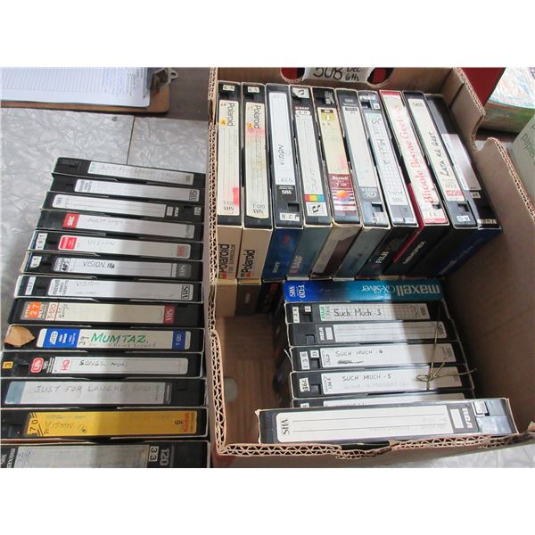 Lot Of VHS Tapes