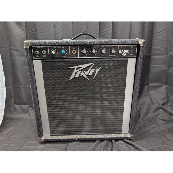 peavey basic 40 service 3 a 01430929 amplifier (not tested)