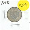 Image 1 : 1943 Canada Silver 25 Cents Coin.