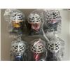 Image 1 : Six Miniature Replica Goalie Masks