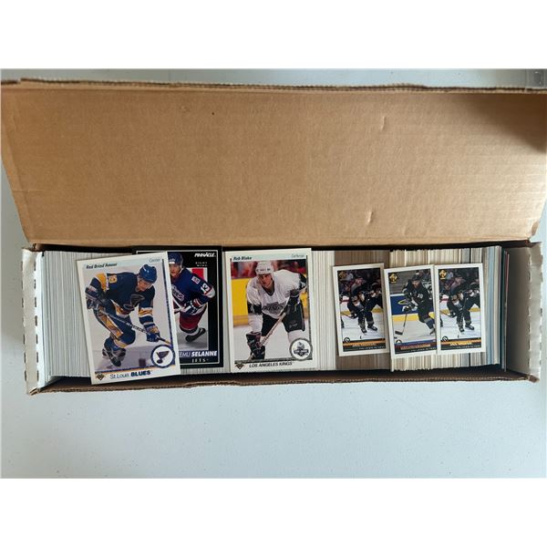 Box of Assorted Hockey Cards
