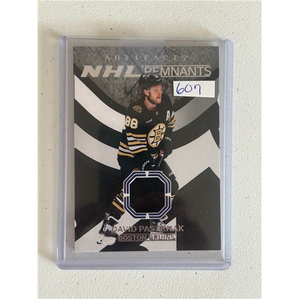 David Pastrnak - Jersey Card