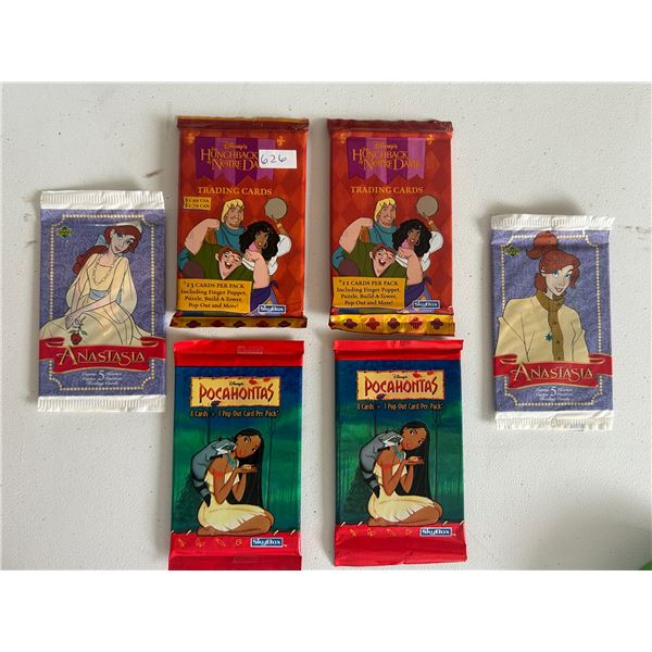 Comic Cards - 5 Unopened Packs